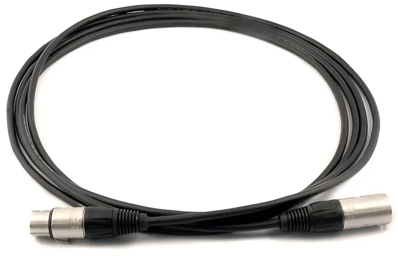 Cables LDMX3-005 DMX & Network Cable with Neutrik NC3FXX & NC3MXX 3 Pin XLR Connectors 5 Feet SKU# LDMX3-005
