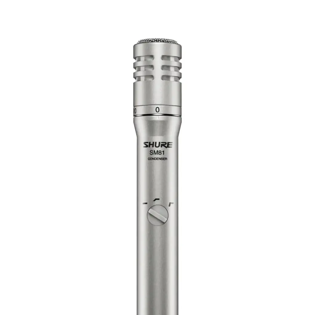 Shure SM81-LC Cardioid Condenser Microphone SKU# SM81-LC
