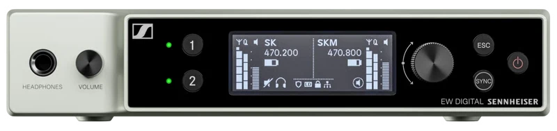Sennheiser EW-DX EM 2 DANTE Wireless Digital Rack Receiver (Freq: V5-7) SKU# 509366