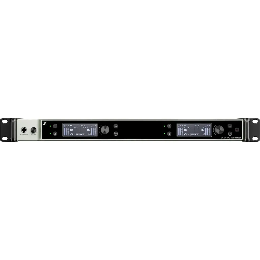 Sennheiser EW-DX EM 4 DANTE Four-Channel Digital Rackmount Receiver with Dante - R1-9: 520 to 607 MHz SKU# 509371