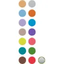 Sennheiser EW-D EM COLOR CODING Magnetic Indicators for ED-D EM SKU# 508992