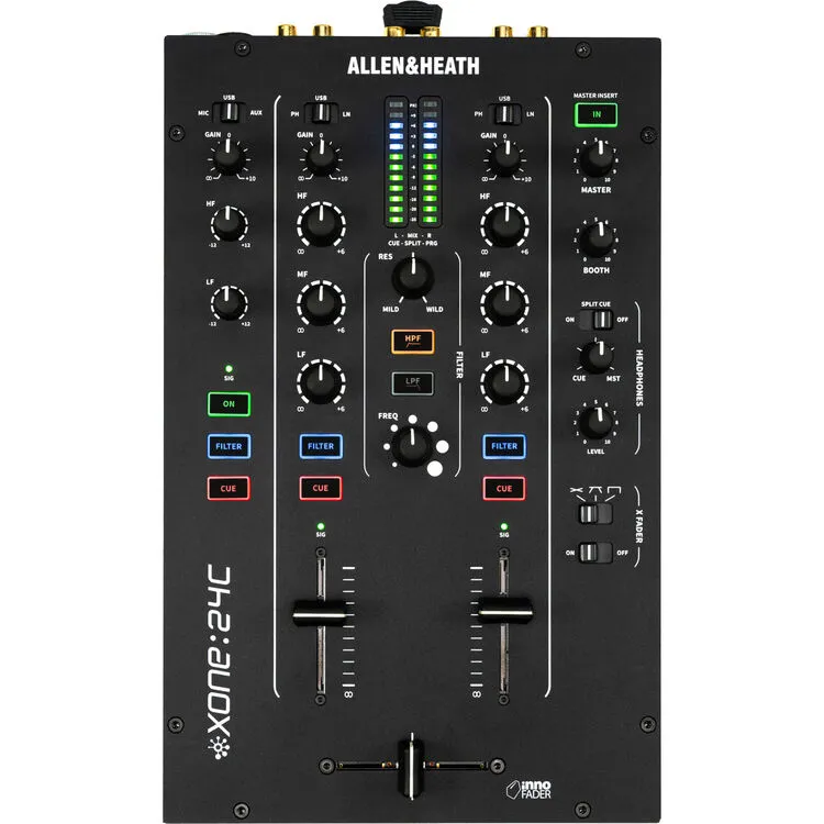 Allen & Heath XONE:24C Professional 2+1 Channel Hybrid DJ Mixer with USB-C Interface SKU# XONE-24C