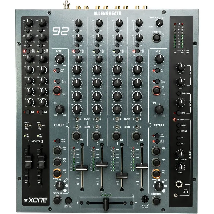 Allen & Heath XONE:92 MK2 Professional 4+2 Channel Analog DJ Mixer SKU# XONE-922