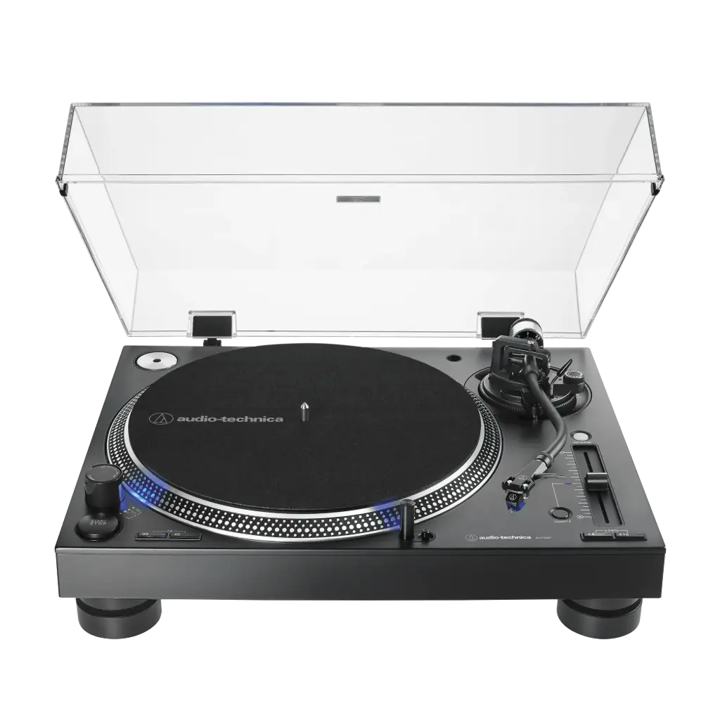 Audio-Technica Consumer AT-LP140XP-BK Direct Drive Professional DJ Turntable (Black) SKU# AT-LP140XP-BK 