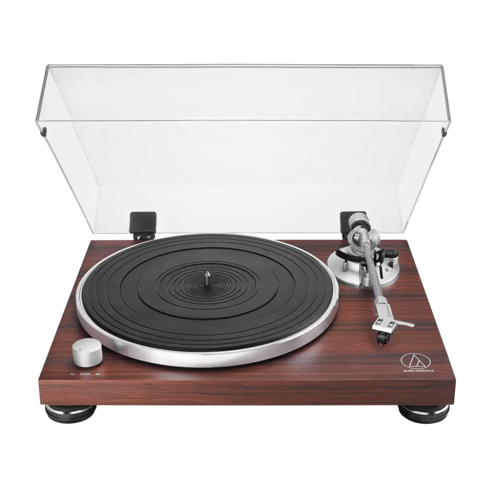 Audio-Technica Consumer AT-LPW50BT-RW Manual Two-Speed Turntable with Bluetooth SKU# AT-LPW50BT-RW 