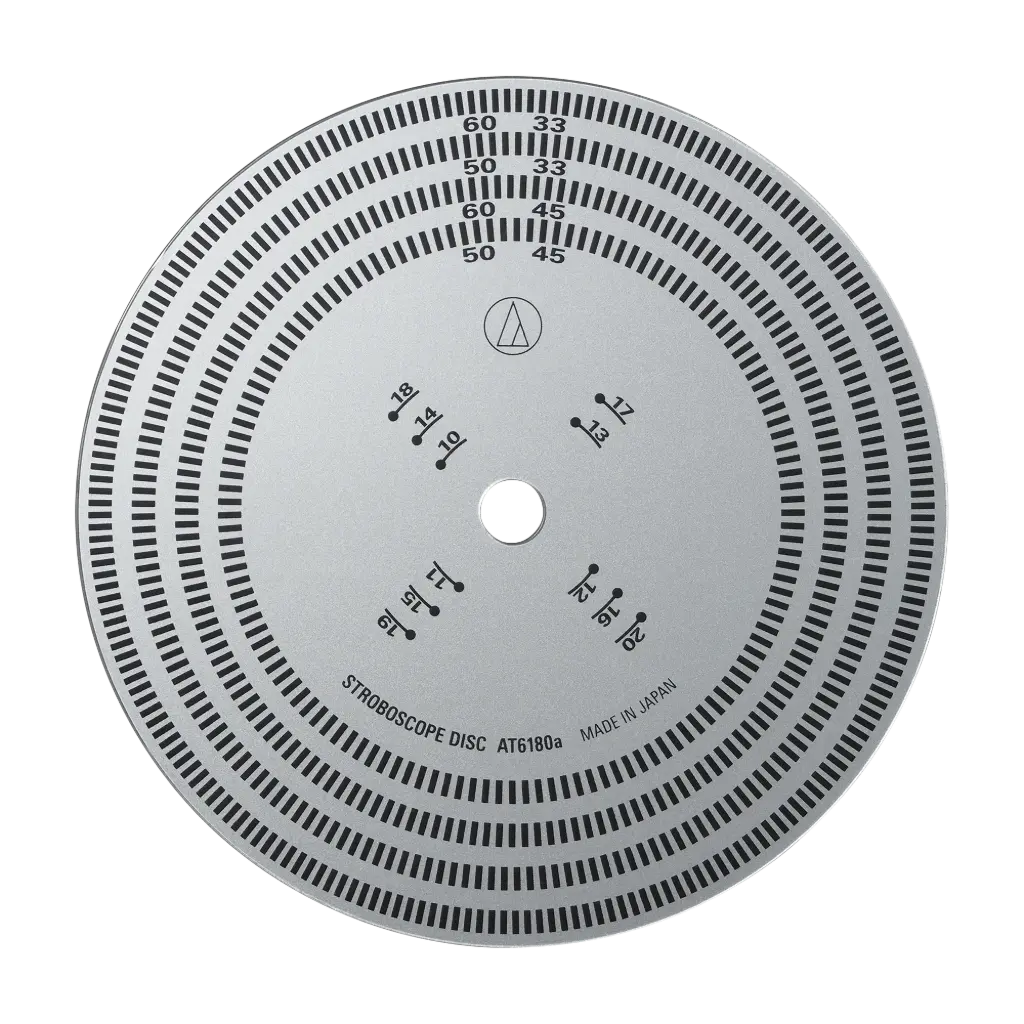 Audio-Technica Consumer AT6180a Stroboscope Disc SKU# AT6180a 