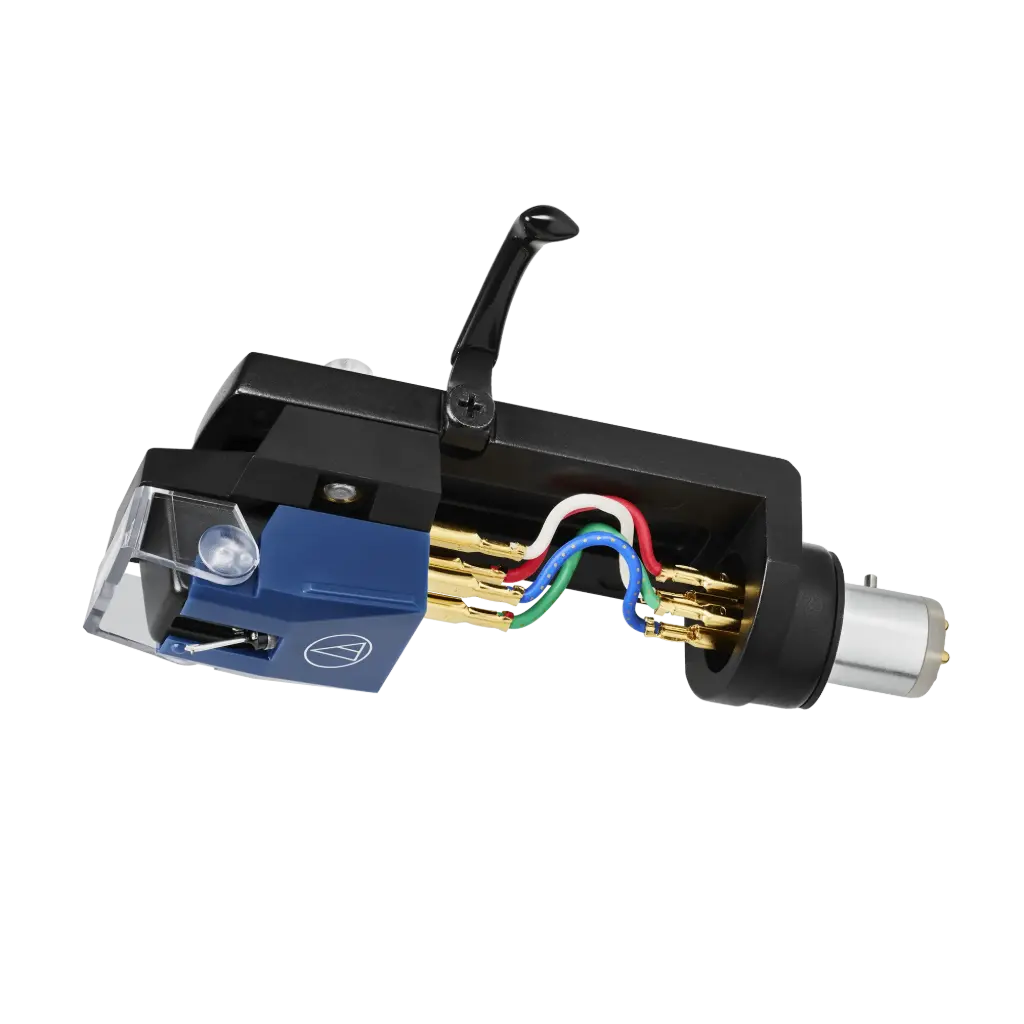 Audio-Technica Consumer AT-VM520xEB/H Dual Moving Magnet Phono Cartridge & Headshell Combo Kit (Elliptical Bonded) SKU# AT-VM520xEB/H 