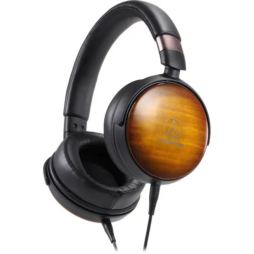 Audio-Technica Consumer ATH-WP900 Portable Over-Ear Wooden Headphones SKU# ATH-WP900 