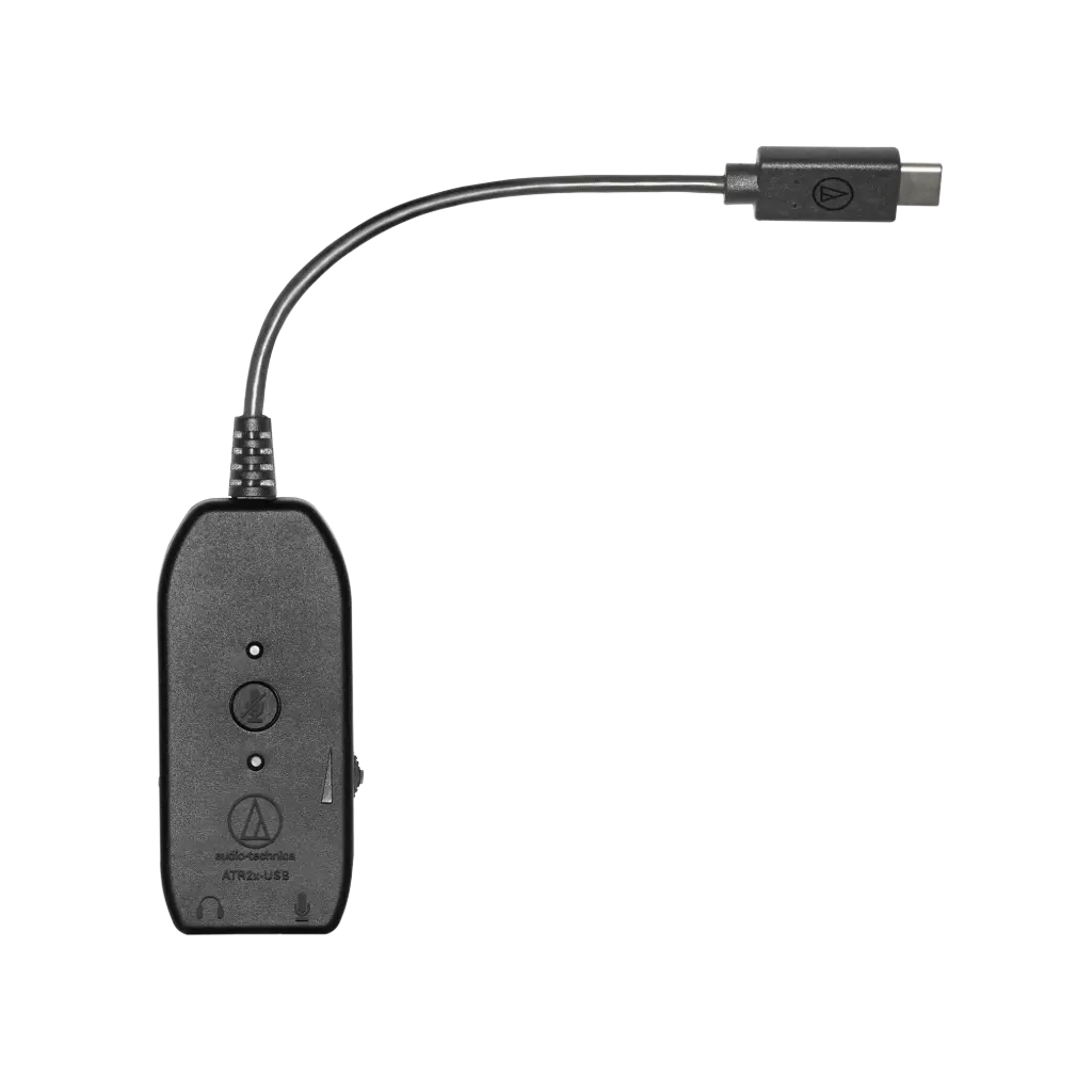 Audio-Technica Consumer ATR2x-USB 3.5mm to USB 2.0 Type-C Audio Adapter SKU# ATR2X-USB 