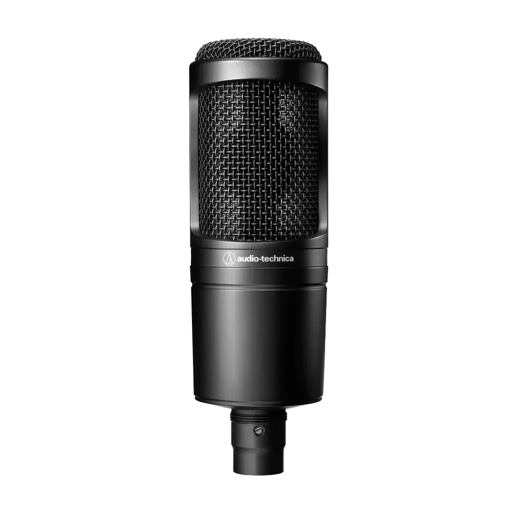 Audio-Technica Professional AT2020 Cardioid Condenser Microphone (Black) SKU# AT2020 