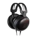 Audio-Technica Consumer ATH-AWKT Audiophile Closed-Back Dynamic Wooden Headphones (Striped Ebony) SKU# ATH-AWKT 