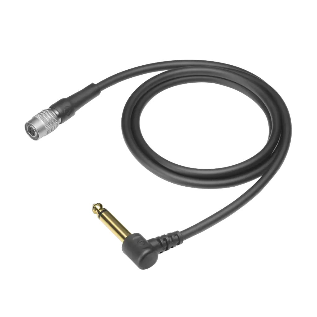 Audio-Technica Professional AT-GRcW Wireless Guitar Input Cable for UniPak Transmitter, 36" Cable Length SKU# AT-GRcW 