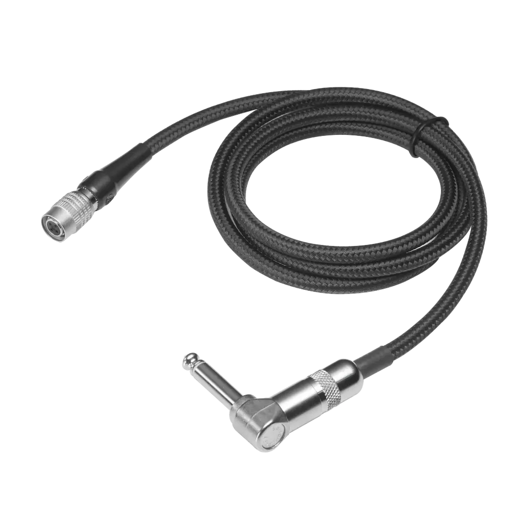 Audio-Technica Professional AT-GRCW PRO Wireless Guitar Input Cable for UniPak Transmitter, 36" Cable Length SKU# AT-GRCW PRO 