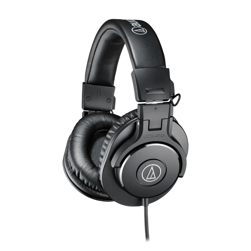 Audio-Technica Professional  ATH-M30x Closed-Back Professional Monitor Headphones (Black) SKU# ATH-M30x