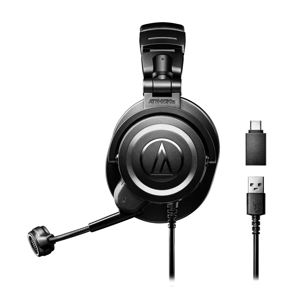 Audio-Technica Consumer ATH-M50xSTS-USB StreamSet™ Headset with USB Connector SKU# ATH-M50xSTS-USB StreamSet™ 