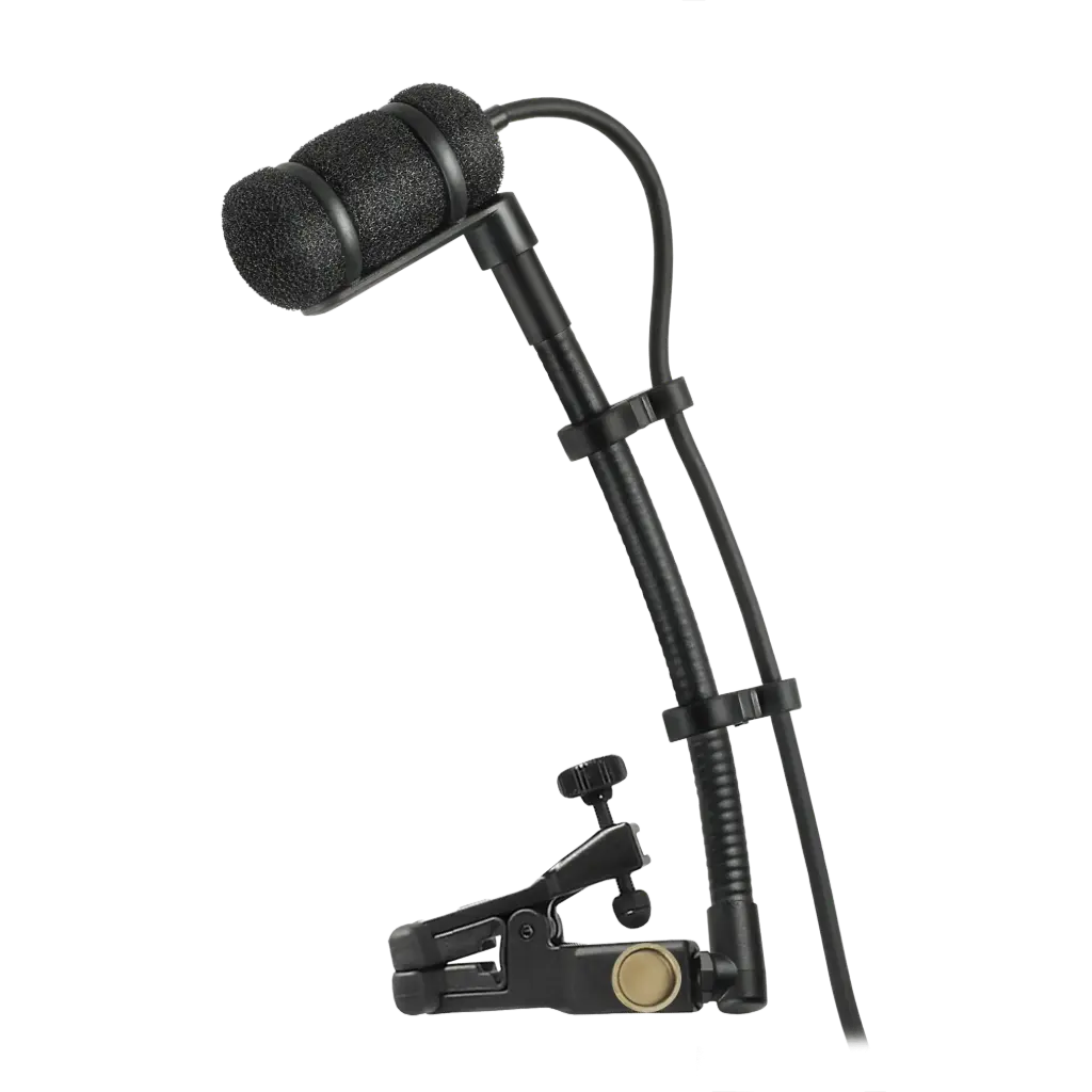 Audio-Technica Professional ATM350U Cardioid Condenser Instrument Microphone with Universal Clip-On Mounting System (5" Gooseneck) SKU# ATM350U 
