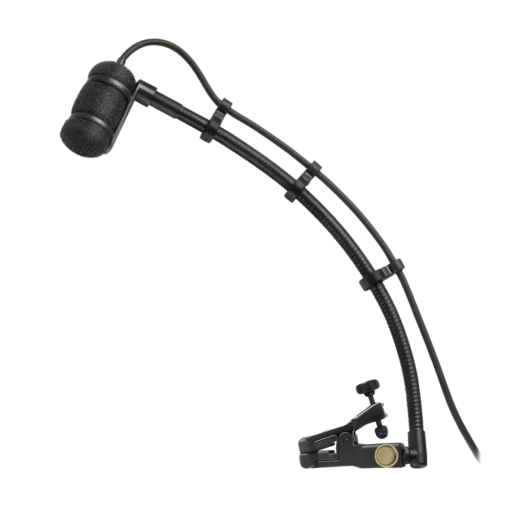 Audio-Technica Professional ATM350UL Cardioid Condenser Instrument Microphone with Universal Clip-On Mounting System (9" Gooseneck) SKU# ATM350UL 