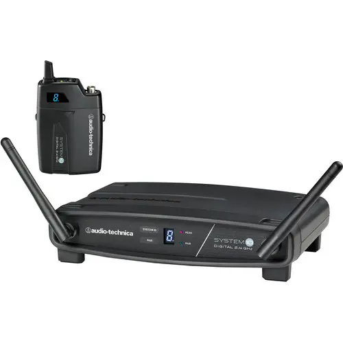 Audio-Technica Professional ATW-1101 System 10 Digital Wireless Bodypack Microphone System with No Mic (2.4 GHz) SKU# ATW-1101 