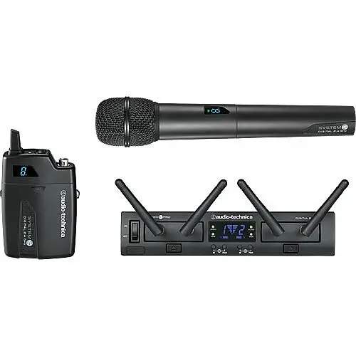 Audio-Technica Professional ATW-1302 System 10 PRO Digital Wireless Handheld Microphone System (2.4 GHz) SKU# ATW-1302 
