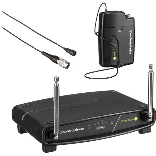 Audio-Technica Professional ATW-901A/L System 9 VHF Wireless Unipak System with an Omnidirectional Lavalier Microphone SKU# ATW-901A/L 