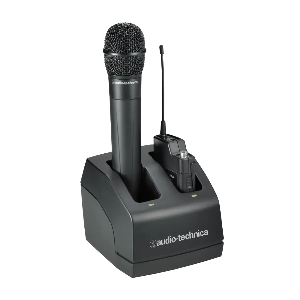 Audio-Technica Professional ATW-CHG2 Two-Bay Charging Dock for 2000 Series Transmitters SKU# ATW-CHG2A 