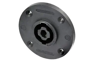 Neutrik NL4MPRXX - XX Series 4 Pole speakON® Round Flange  SKU# NL4MPRXX 