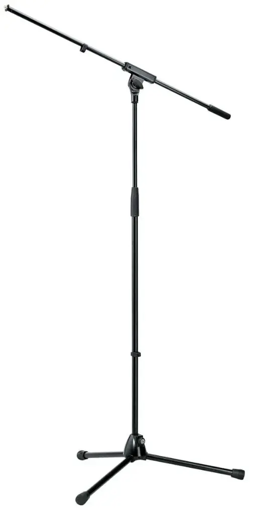 K&M 210/6-Black Tripod Microphone Boom Stand with 31.6" Boom SKU# 210/6-BLACK