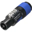 Neutrik NAC3FXXA-W-S powerCON® Lockable Power Connector (Blue) SKU# NAC3FXXA-W-S