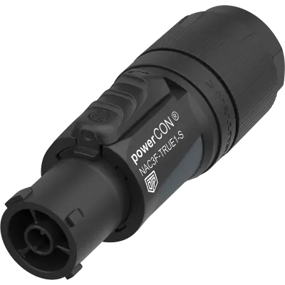 Neutrik NAC3F-TRUE1-S powerCON®  Female Locking Mains Connector SKU# NAC3F-TRUE1-S