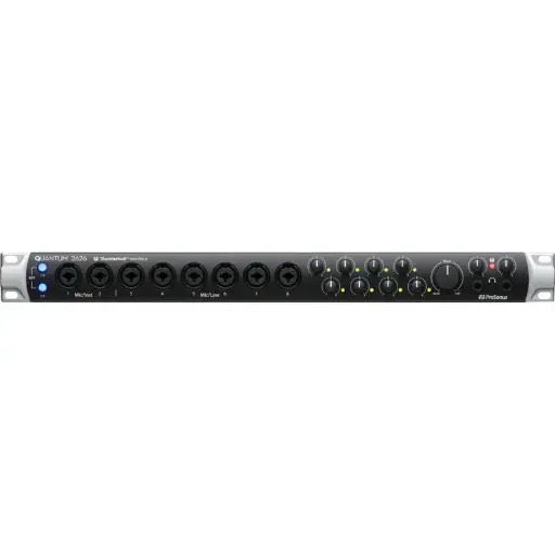 PreSonus QUANTUM-2626  26x26 Thunderbolt 3 Ultralow-Latency Audio Interface SKU# 2777600102