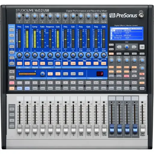 PreSonus STUDIOLIVE-16.0.2-USB Digital Console Mixer SKU# 2779200501