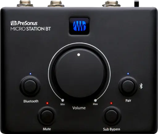PreSonus MICROSTATION-BT  2.1 Monitor Controller with Bluetooth Connectivity SKU#  