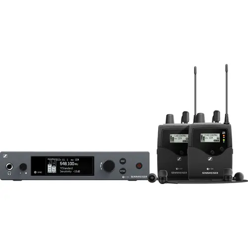 Sennheiser EW-IEM G4-TWIN-G Wireless Monitor System Kit (G: 566 to 608 MHz) SKU# 509615 
