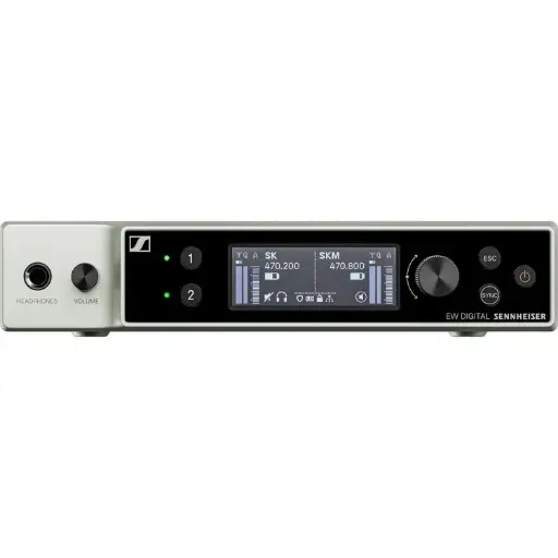 Sennheiser EW-DX EM 2 Wireless Digital Half Rack Two- Channel Receiver (Freq: Q1-9: 470 to 550 MHz) SKU# 509342
