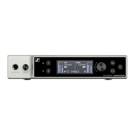 Sennheiser EW-DX EM 2 (R1-9) Digital Half Rack Two-Channel Receiver (R1-9:520 - 607.8 MHz) SKU# 509343