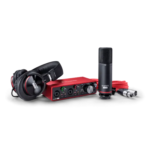 Focusrite Scarlett 2i2 3rd Gen 2-in, 2-out USB Audio Interface SKU# SCARLETT STUDIO 3RD GEN