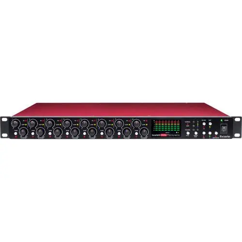 Focusrite Scarlett Octopre Dynamic 2nd Gen   Natural Sounding Dynamic Mic Preamp SKU# SCARLETT OCTOPRE DYNAMIC