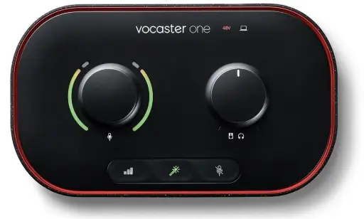 Focusrite Vocaster One Podcast Interface SKU# VOCASTER ONE