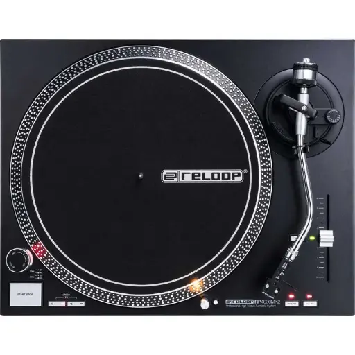 Reloop RP-4000 MK2 Quartz-Driven DJ Turntable with High-Torque Direct Drive SKU# RP-4000-MK2