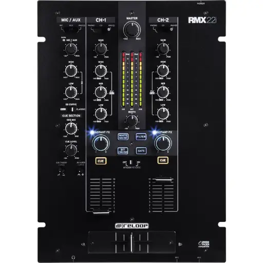 Reloop RMX-22i 2-Channel DJ Mixer SKU# RMX-22i