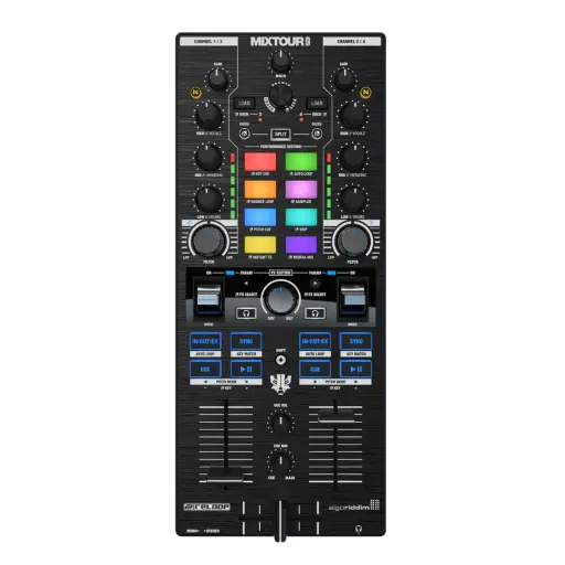 Reloop Mixtour-Pro All-in-One Four-Deck DJ Controller SKU# MIXTOUR-PRO