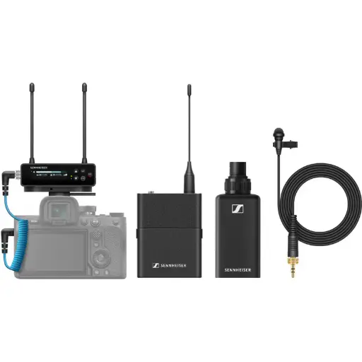 Sennheiser EW-DP ENG SET (R4-9) Camera-Mount Digital Wireless Combo Microphone System SKU# 700042