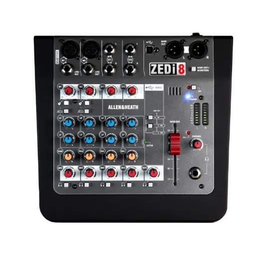 Allen & Heath ZED-i8 Compact Hybrid Mixer/USB Interface SKU# ZED-i8