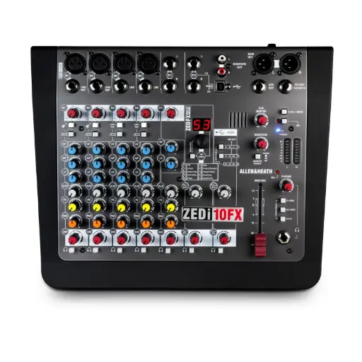 Allen & Heath ZED-i10FX Compact Hybrid Mixer/USB Interface With On-Board Effects SKU# ZED-i10FX