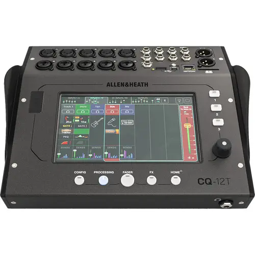 Allen & Heath CQ-12T Ultra-Compact Digital Audio Mixer SKU# CQ-12T