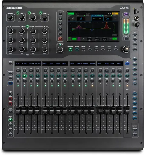 Allen & Heath QU-5 38 Channel / 16 Fader Digital Audio Mixer SKU# QU-5