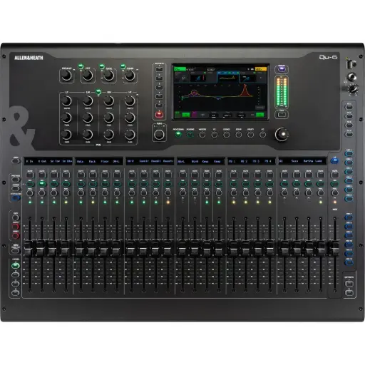 Allen & Heath QU-6 38 Channel / 24 Fader Digital Audio Mixer SKU# QU-6