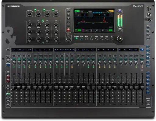 Allen & Heath QU-6D 38 Channel / 24 Fader Digital Audio Mixer With Dante SKU# QU-6D