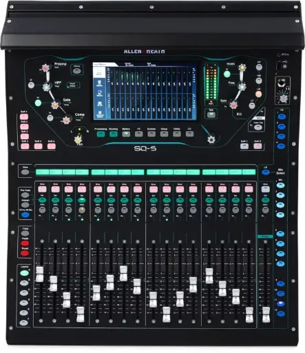  Allen & Heath SQ-5 48-Channel / 36-Bus Digital Mixer with 16+1 Motorized Faders SKU# SQ-5