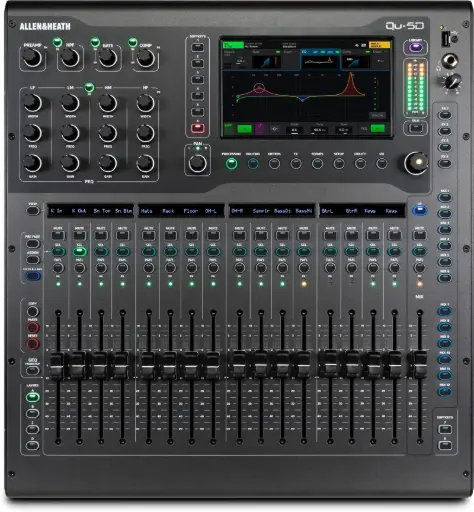 Allen & Heath QU-5D 38 Channel / 16 Fader Digital Audio Mixer With Dante SKU# QU-5D